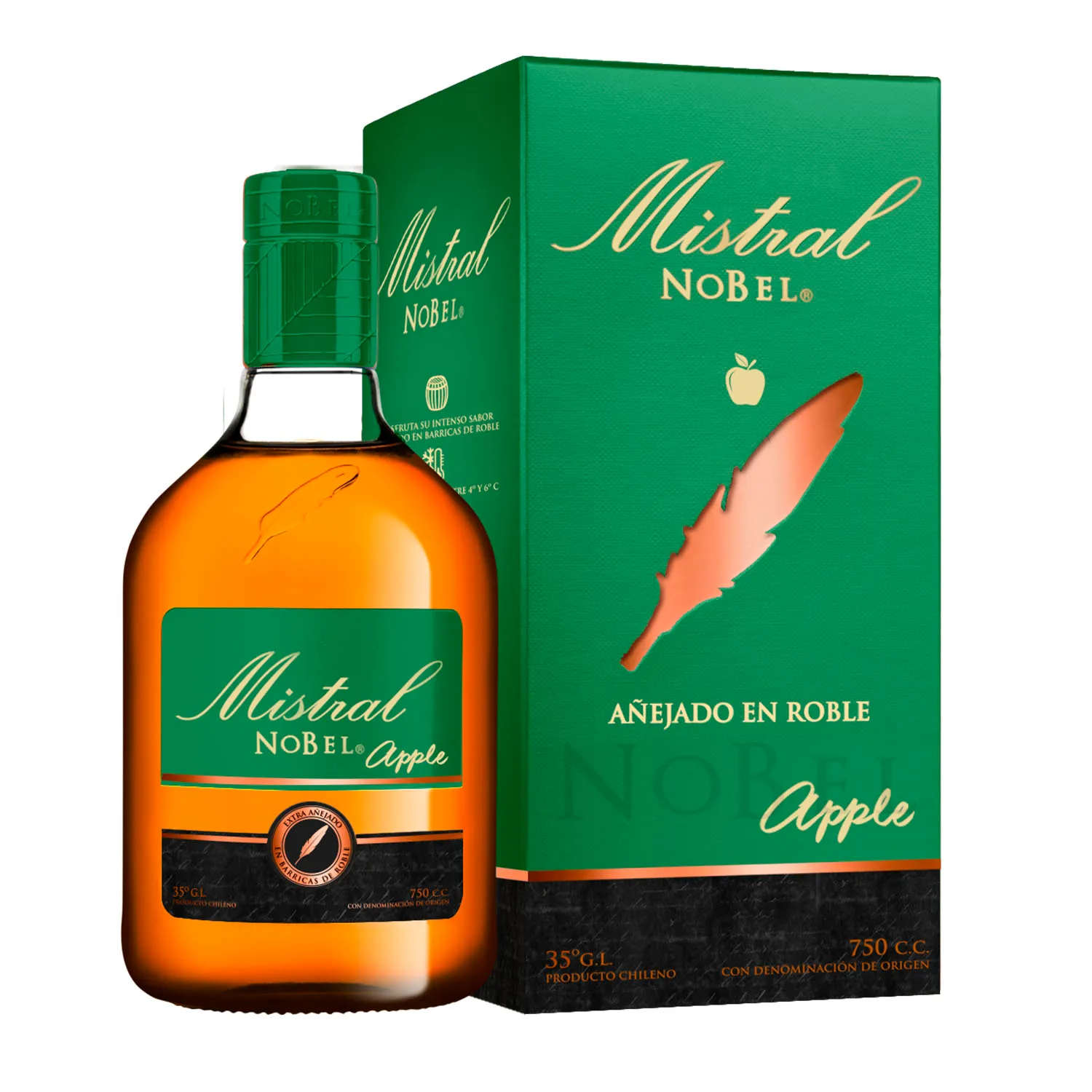 [U805-41] PISCO MISTRAL APPLE 750cc (35°)