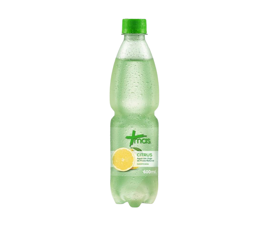 [U620-2] AGUA MAS CITRUS PET 600CC  PET