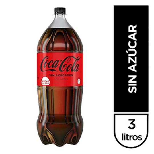 [100-2] COCA COLA SIN AZUCAR 3 LT  PET