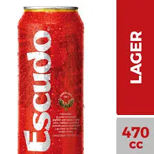 [400-18] CERVEZA ESCUDO ROJA LATA 470cc UN (5°)