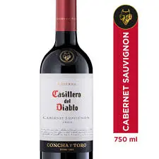 [V100-] VINO CASILLERO DEL DIABLO CAB. SAUV. RESERVA 750CC (13.5°)