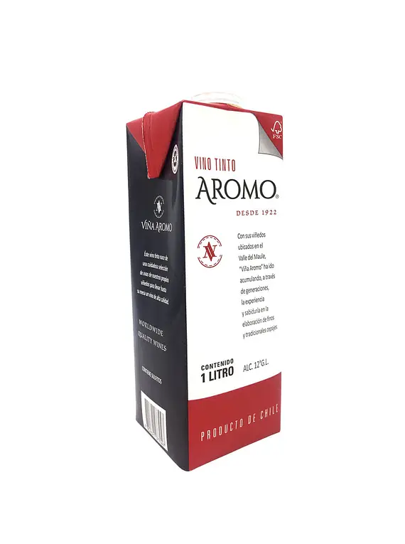 VINO AROMO TINTO TETRA 1 LT (12°)