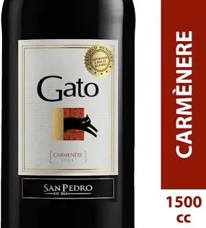 VINO GATO CARMENE BOTELLON 1.5cc (12°)